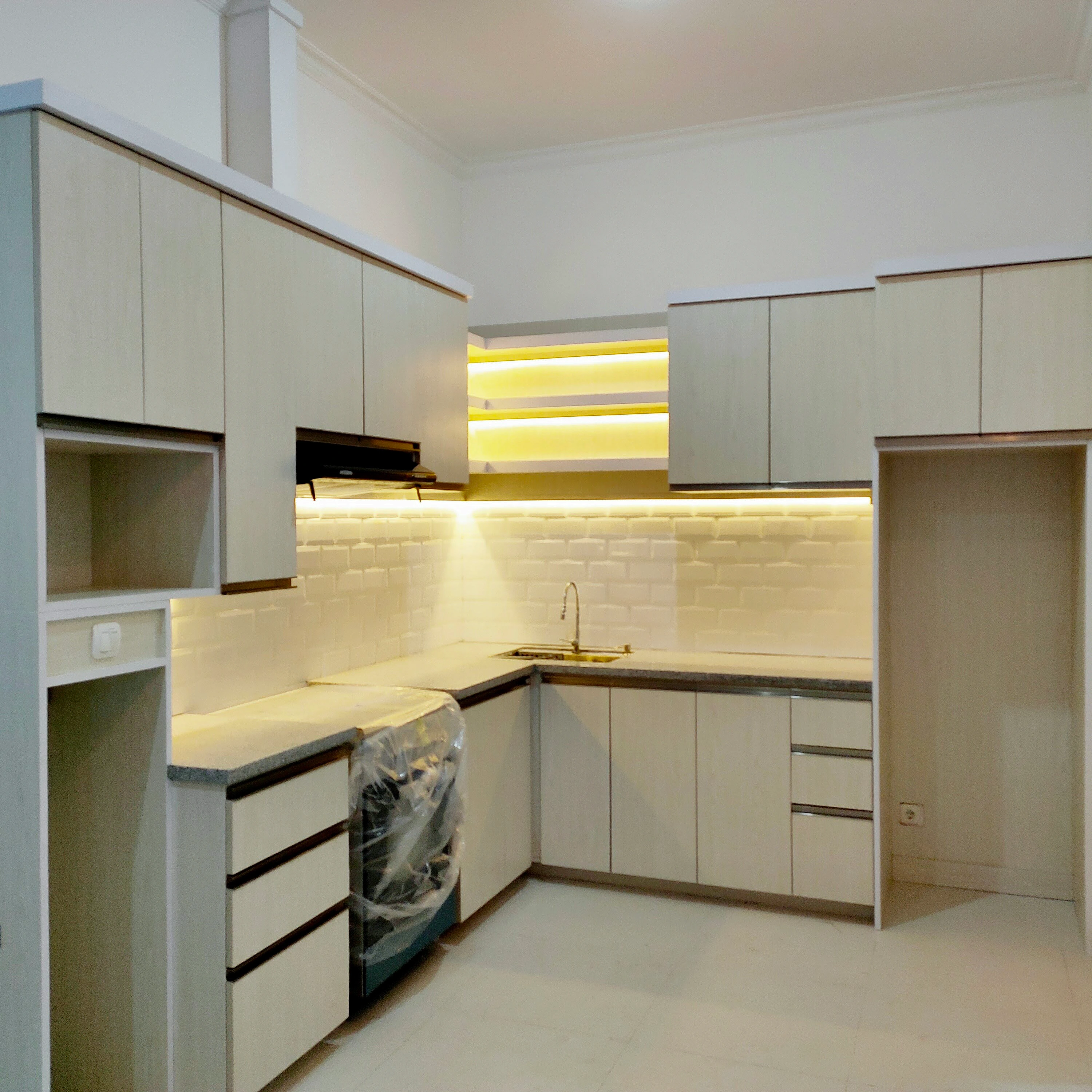 Kitchen Set Letter L Custom Bogor – Dapur Furniture